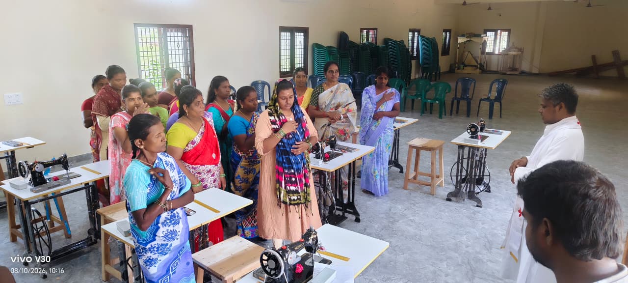 Nähprojekt in Pulavanpadi