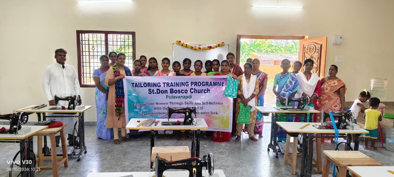 Nähprojekt in Pulavanpadi